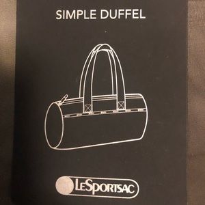 LeSportsac Simple Duffel Gravel T